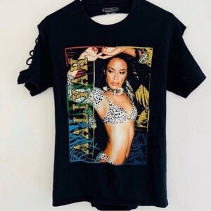 Aaliyah Cut Out Tee Small